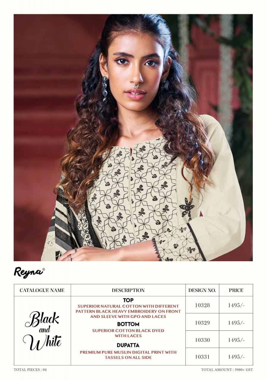 Reyna Black & White catalog salwar kameez wholesale in kolkata video