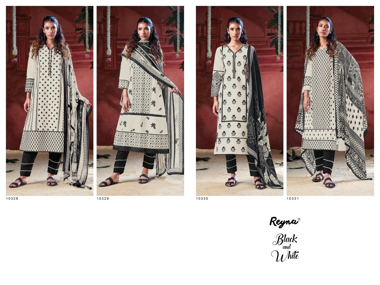 Reyna Black & White catalog salwar kameez wholesale in kolkata video