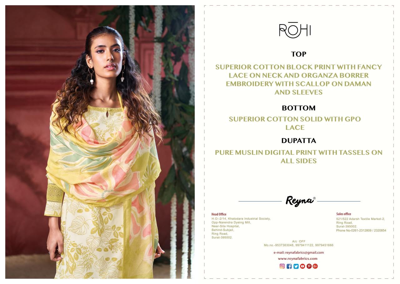 Reyna Rohi catalog buy salwar kameez wholesale
