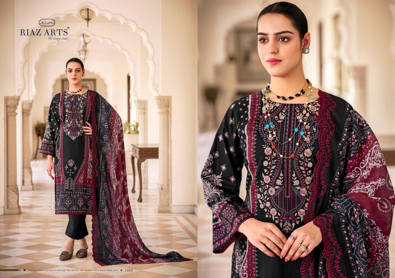 Riaz Arts Bin Saeed Vol 9 Catalog ladies dress material wholesalers in delhi