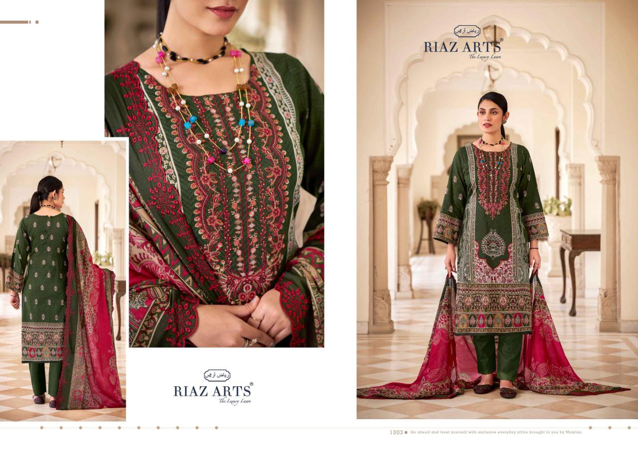 Riaz Arts Bin Saeed Vol 9 Catalog ladies dress material wholesalers in delhi