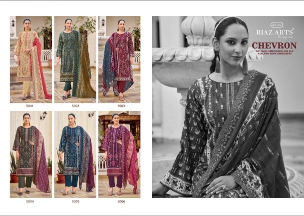 Riaz Arts Chevron Catalog  dress material wholesalers in chandigarh