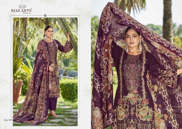 Riaz Arts Musafir Vol 24 Catalog karachi printed dress material in surat