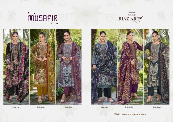 Riaz Arts Musafir Vol 24 Catalog karachi printed dress material in surat