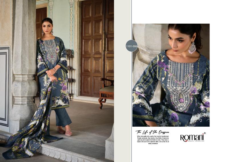 Romani Aarzu Vol 16 Catalog wholesale pure cotton dress materials