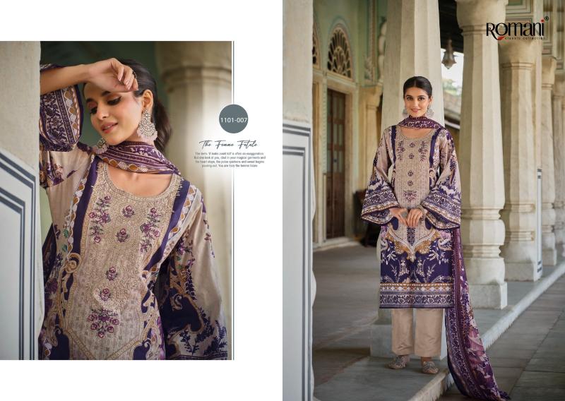 Romani Aarzu Vol 16 Catalog wholesale pure cotton dress materials