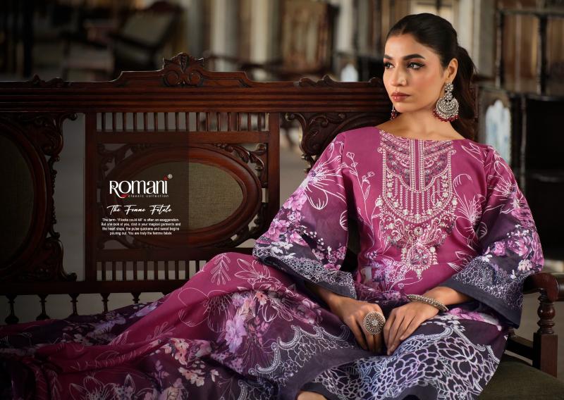 Romani Aarzu Vol 16 Catalog wholesale pure cotton dress materials