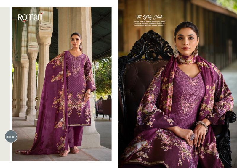 Romani Aarzu Vol 16 Catalog wholesale pure cotton dress materials