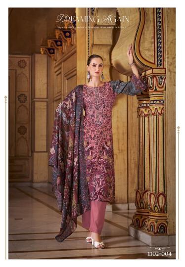 Romani Aarzu Vol 18 Catalog cotton dress material wholesalers vadodara