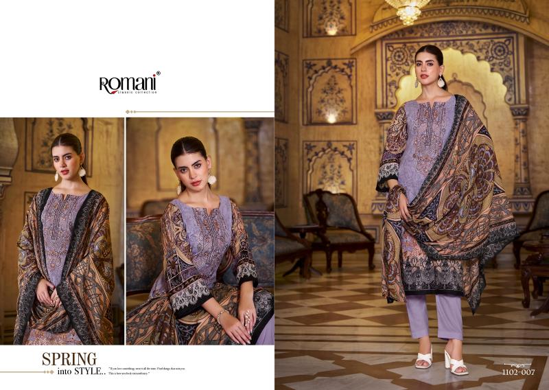 Romani Aarzu Vol 18 Catalog cotton dress material wholesalers vadodara