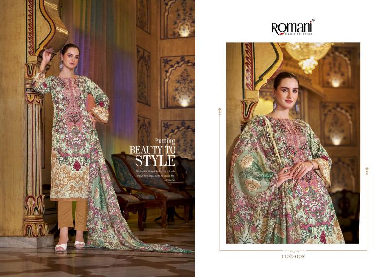Romani Aarzu Vol 18 Catalog cotton dress material wholesalers vadodara