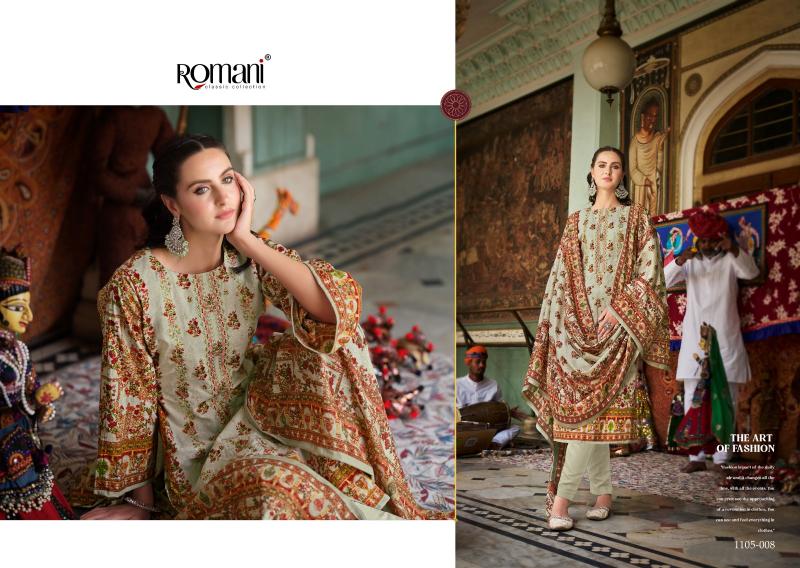 Romani Bin Kareem Catalog dress materials wholesale cotton