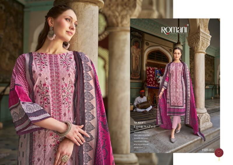 Romani Bin Kareem Catalog dress materials wholesale cotton