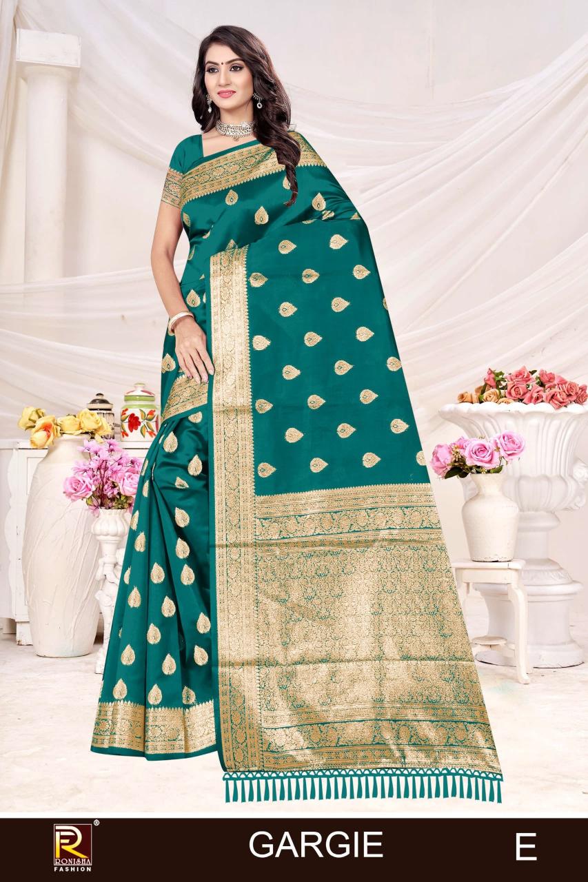 Ronisha Gargie catalog banaras fancy saree surat