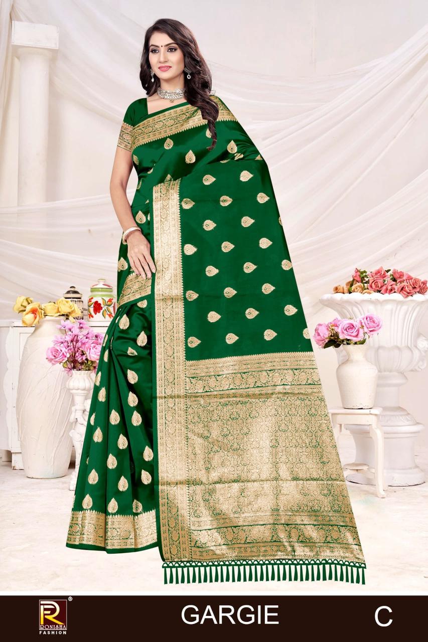 Ronisha Gargie catalog banaras fancy saree surat