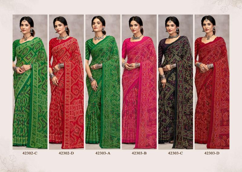 Ruchi Star Chiffon Catalog chiffon sarees at surat