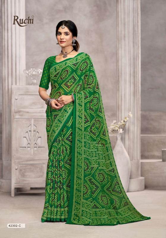 Ruchi Star Chiffon Catalog chiffon sarees at surat