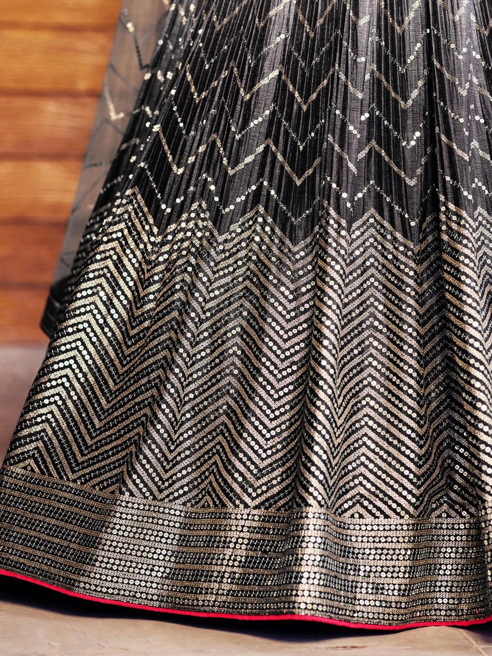 Sabella 5057 Black catalog best lehenga in india