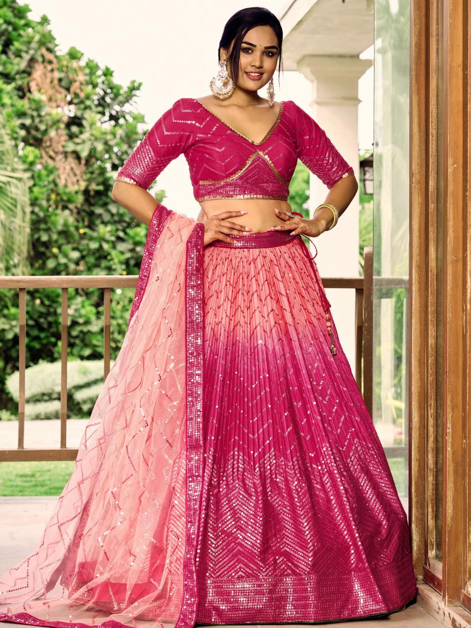 Sabella 5057 Pink catalog lehenga manufacturer in india