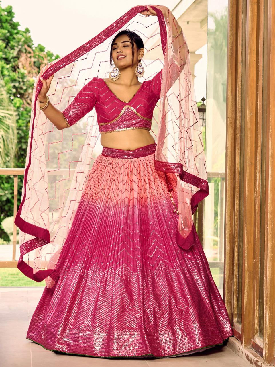 Sabella 5057 Pink catalog lehenga manufacturer in india