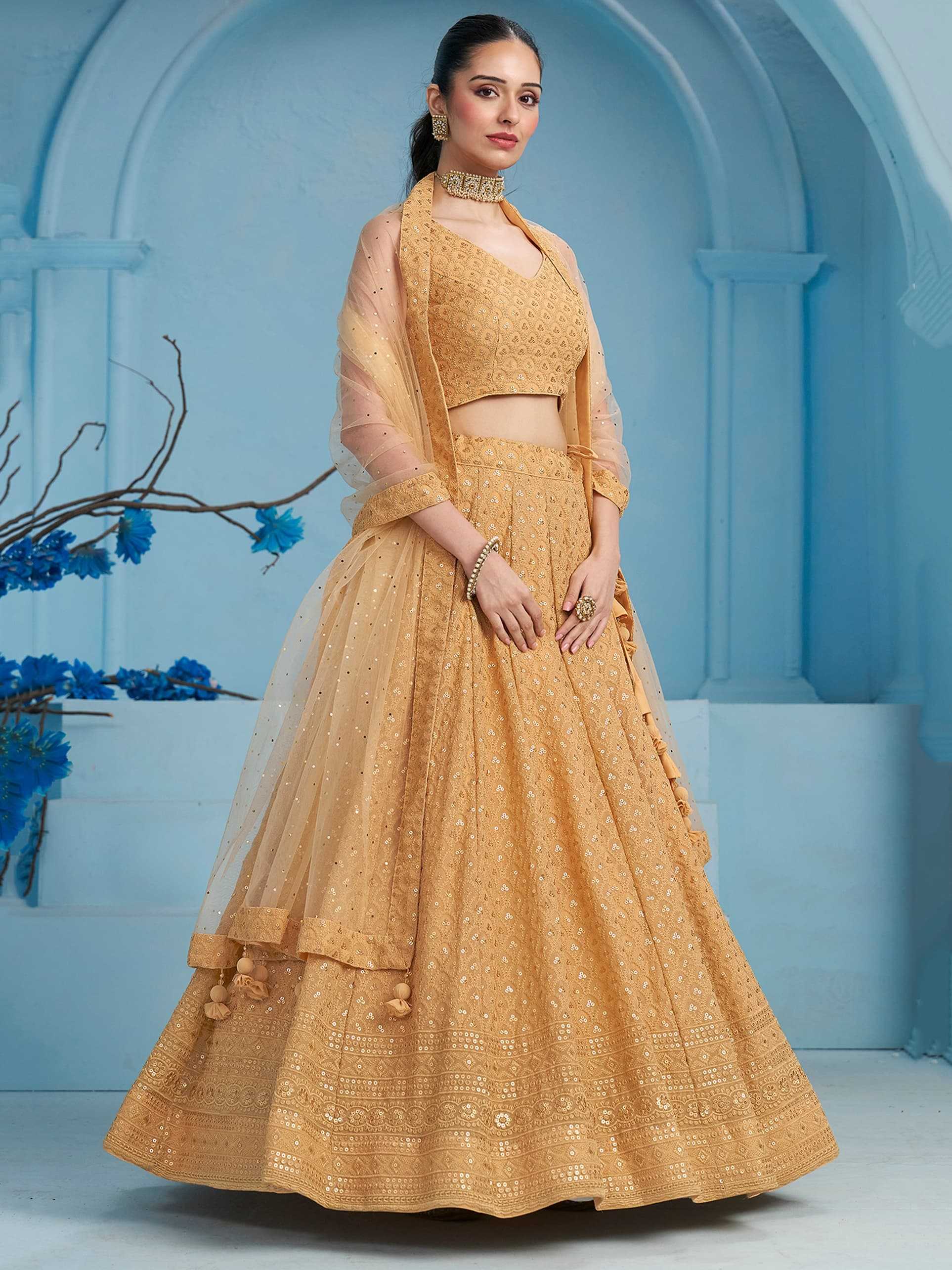 Sabella 5124 Beige catalog lehenga wholesale market in delhi