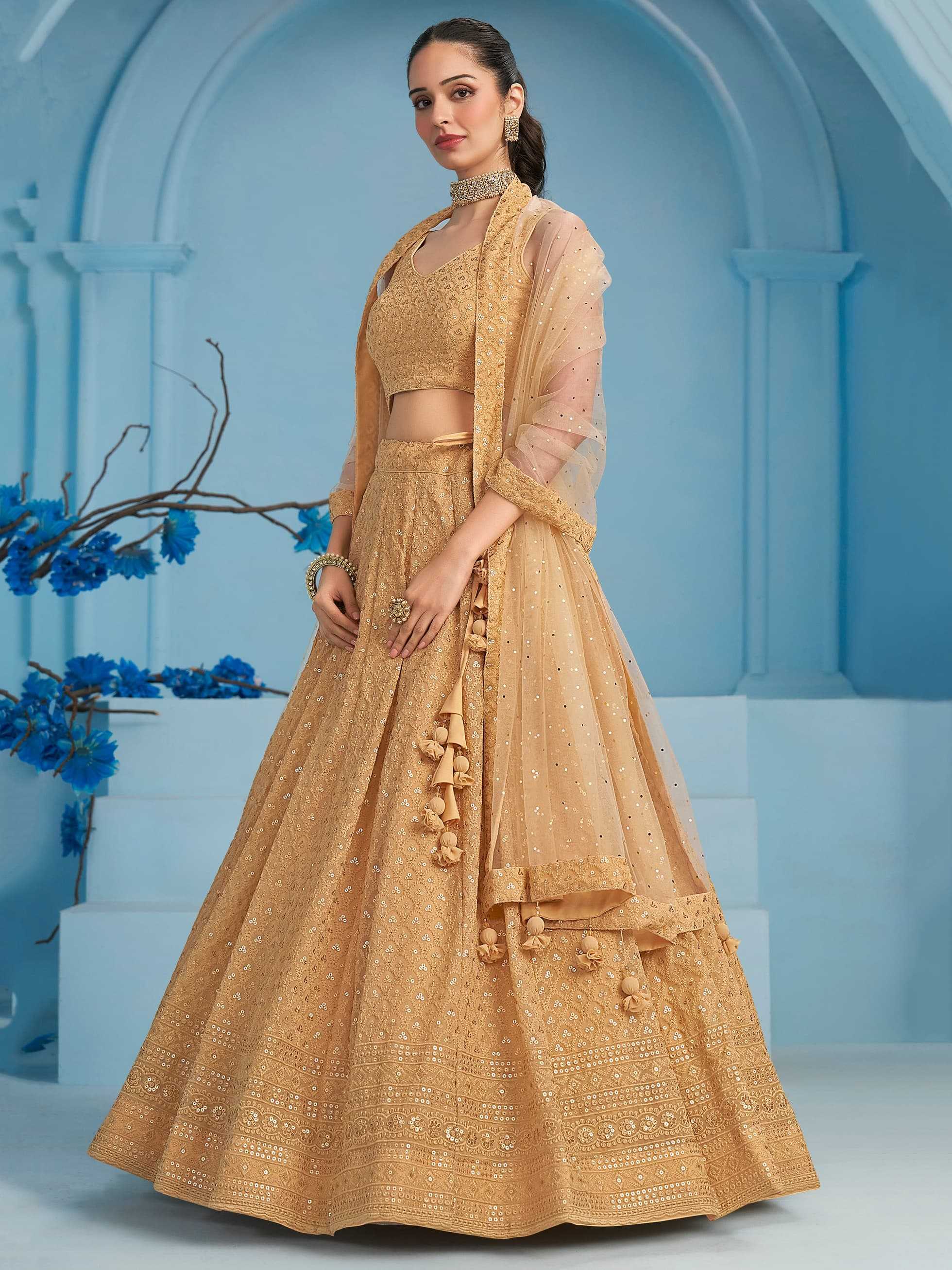 Sabella 5124 Beige catalog lehenga wholesale market in delhi