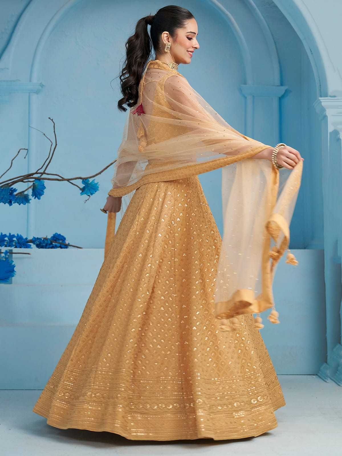 Sabella 5124 Beige catalog lehenga wholesale market in delhi