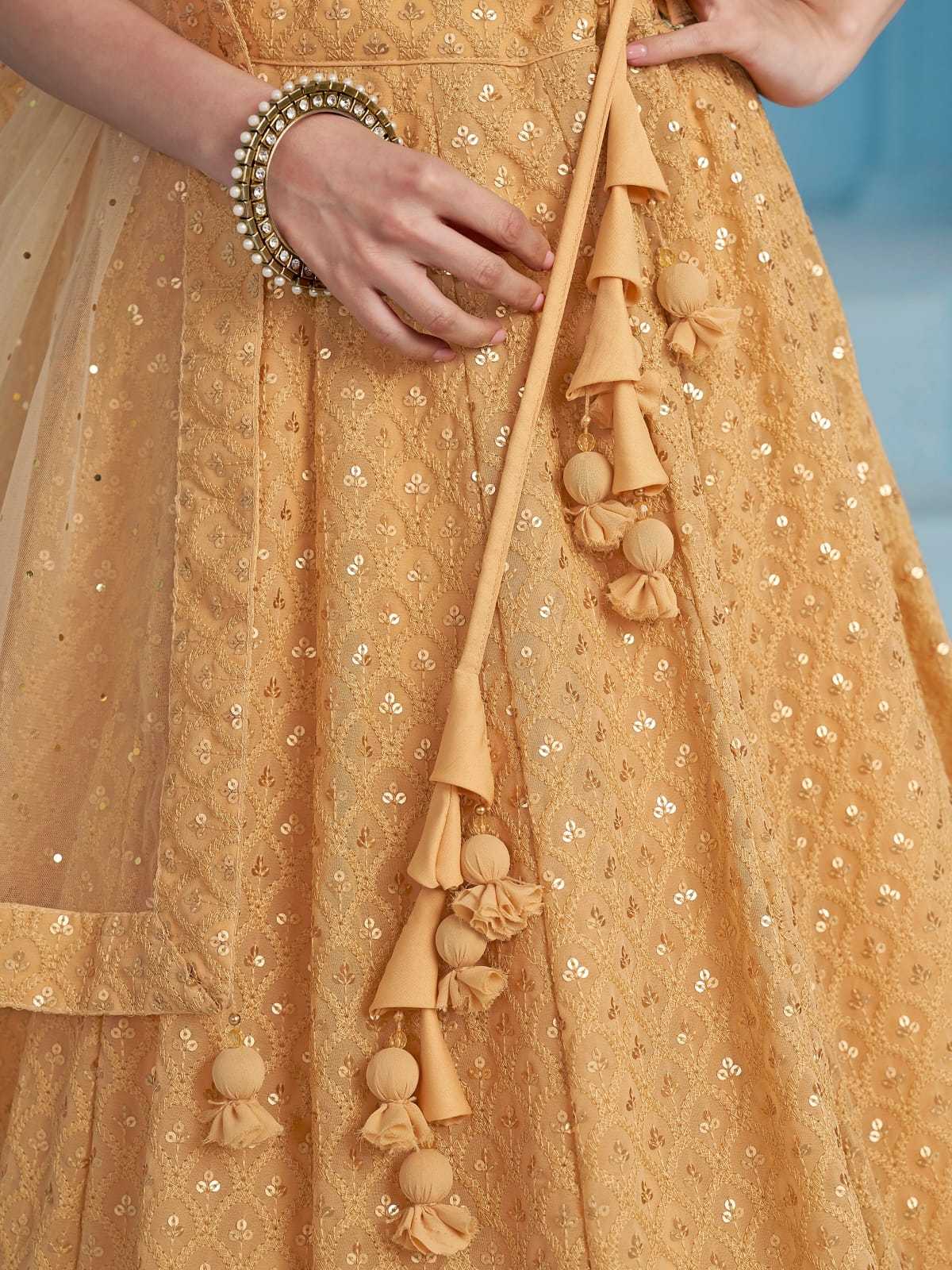 Sabella 5124 Beige catalog lehenga wholesale market in delhi
