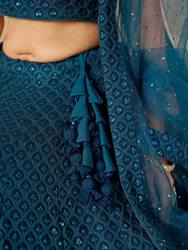 Sabella 5124 Blue catalog lehenga below 2500 wholesale