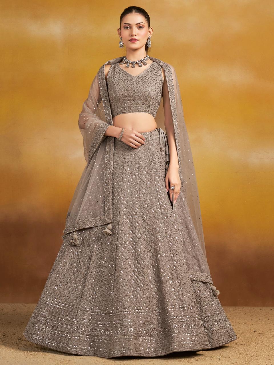 Sabella 5124 Grey catalog lehenga online shopping india
