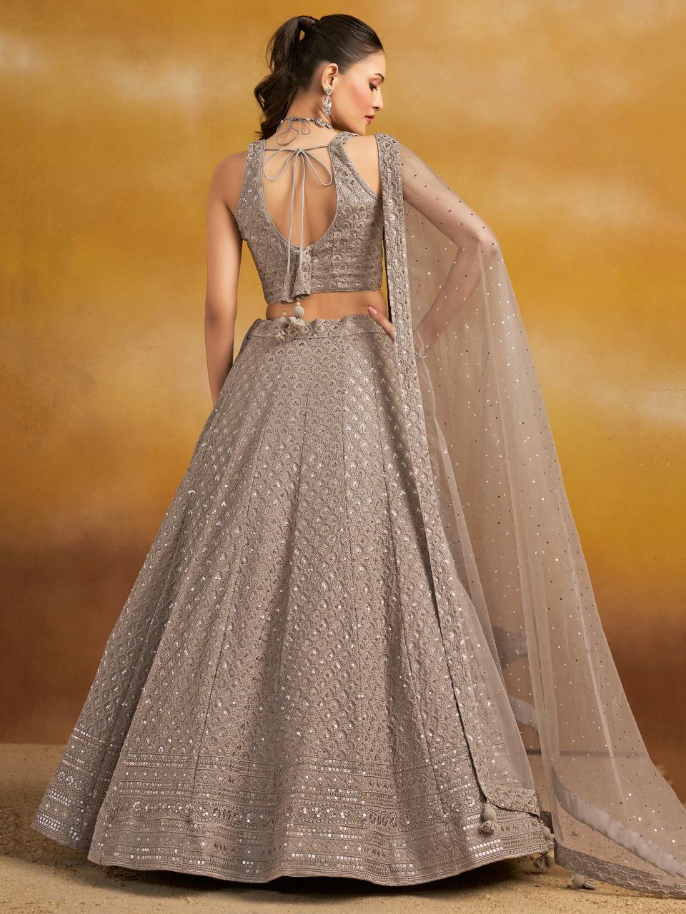Sabella 5124 Grey catalog lehenga online shopping india