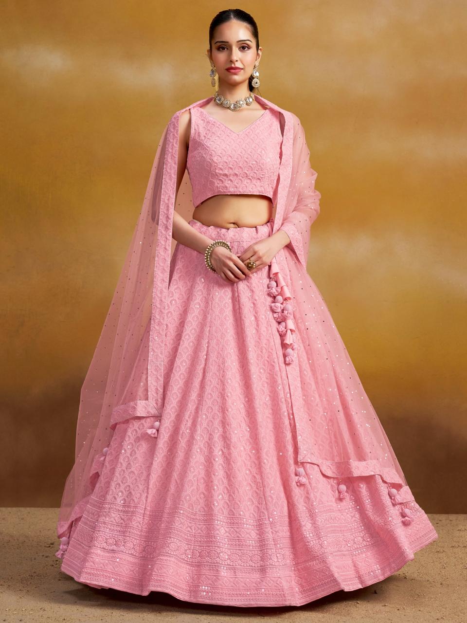 Sabella 5124 Light Pink catalog best lehenga brands in india