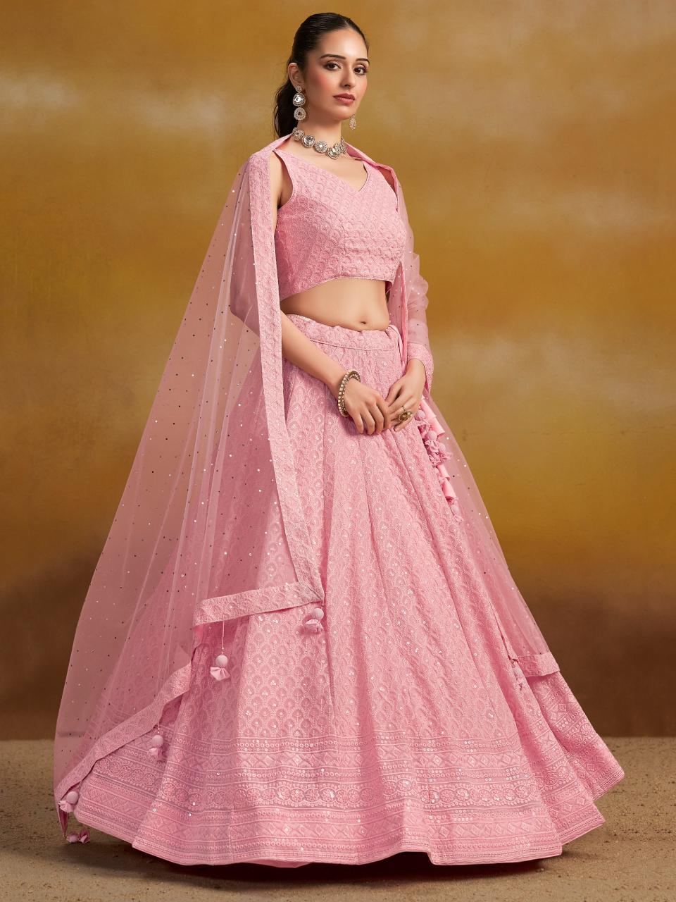 Sabella 5124 Light Pink catalog best lehenga brands in india