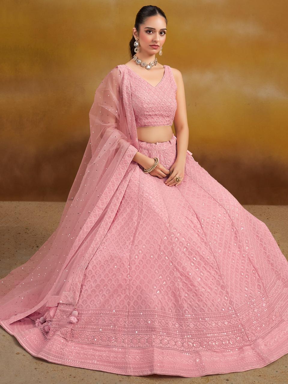 Sabella 5124 Light Pink catalog best lehenga brands in india