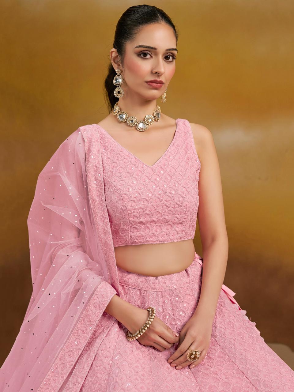 Sabella 5124 Light Pink catalog best lehenga brands in india