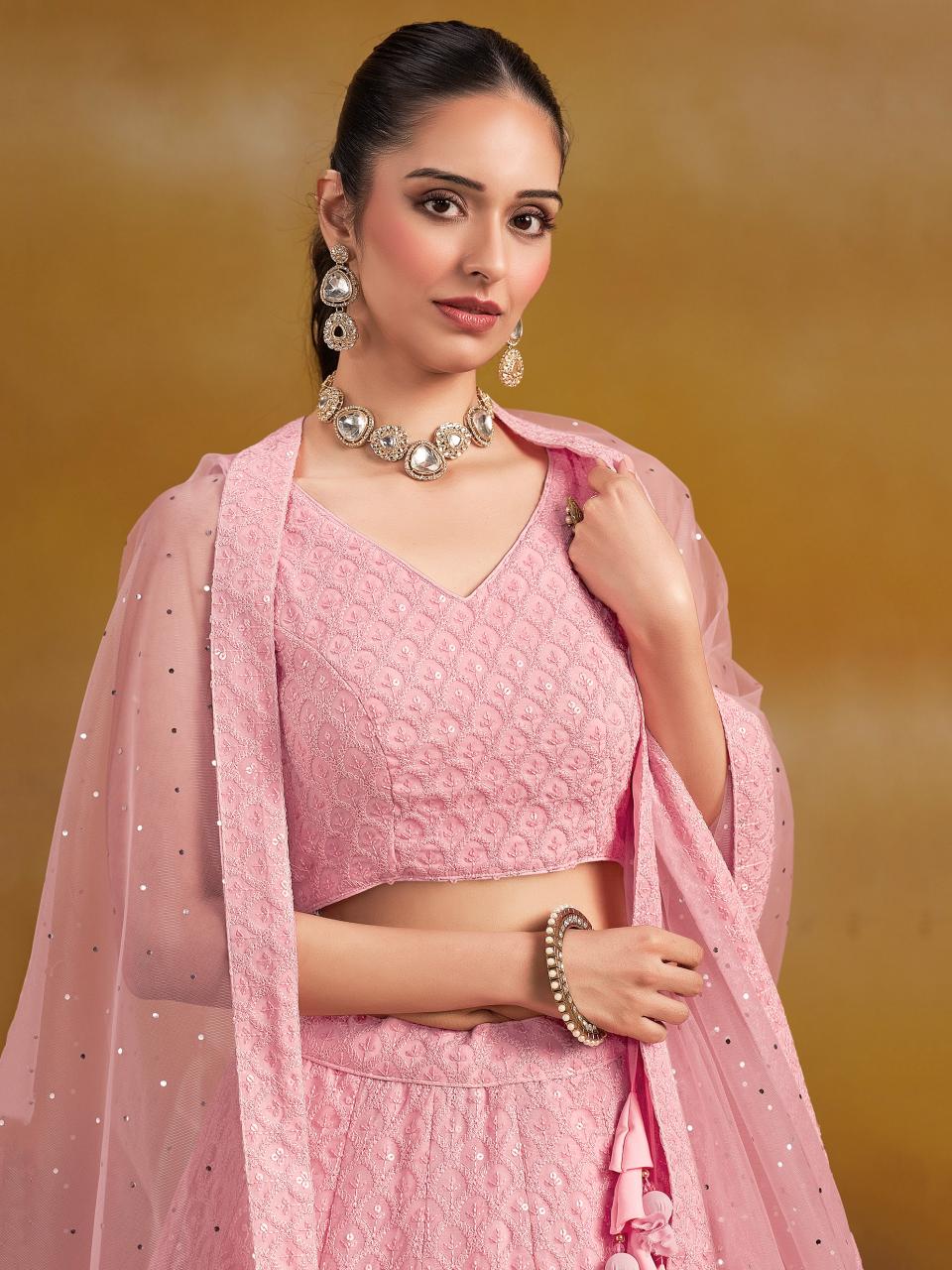 Sabella 5124 Light Pink catalog best lehenga brands in india