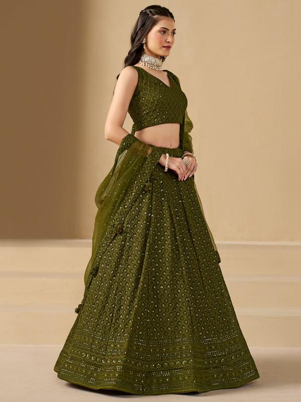Sabella 5124 Mehndi catalog lehenga wholesaler
