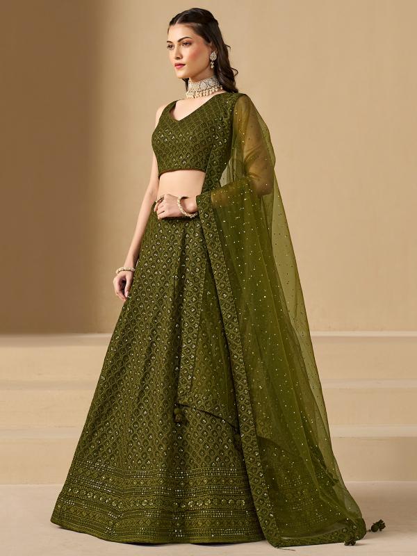 Sabella 5124 Mehndi catalog lehenga wholesaler