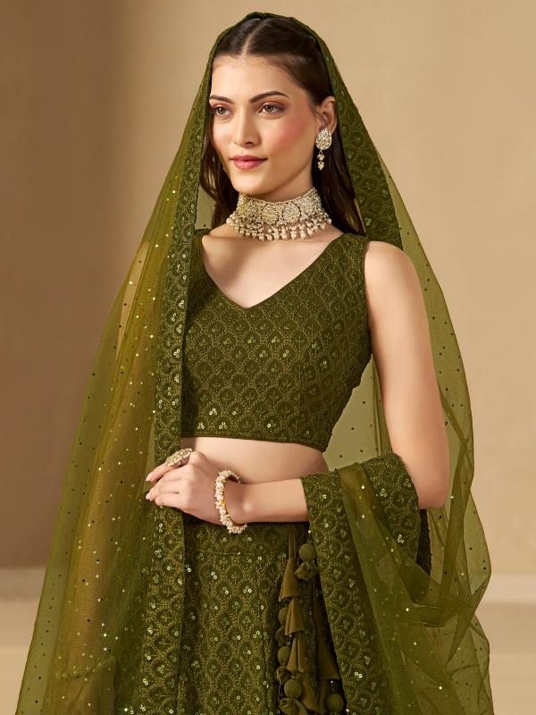 Sabella 5124 Mehndi catalog lehenga wholesaler
