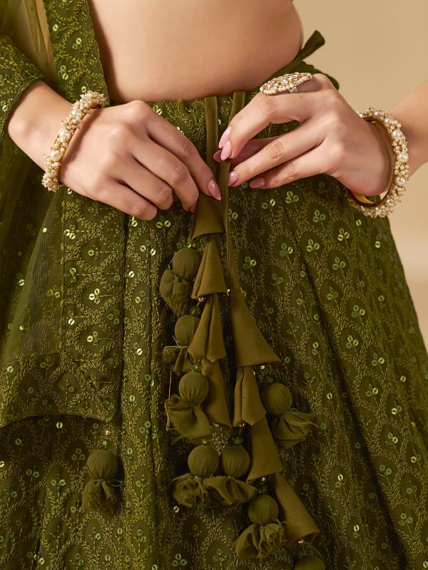 Sabella 5124 Mehndi catalog lehenga wholesaler