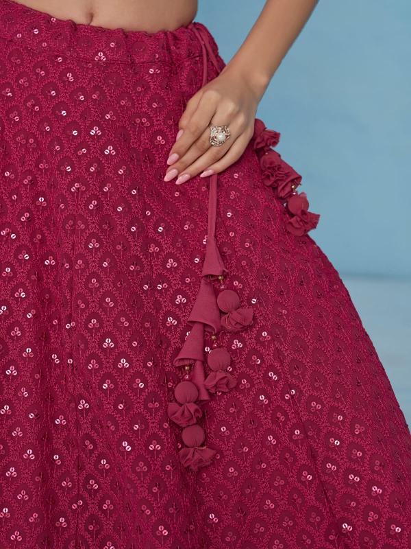 Sabella 5124 Pink catalog best lehenga designer in india