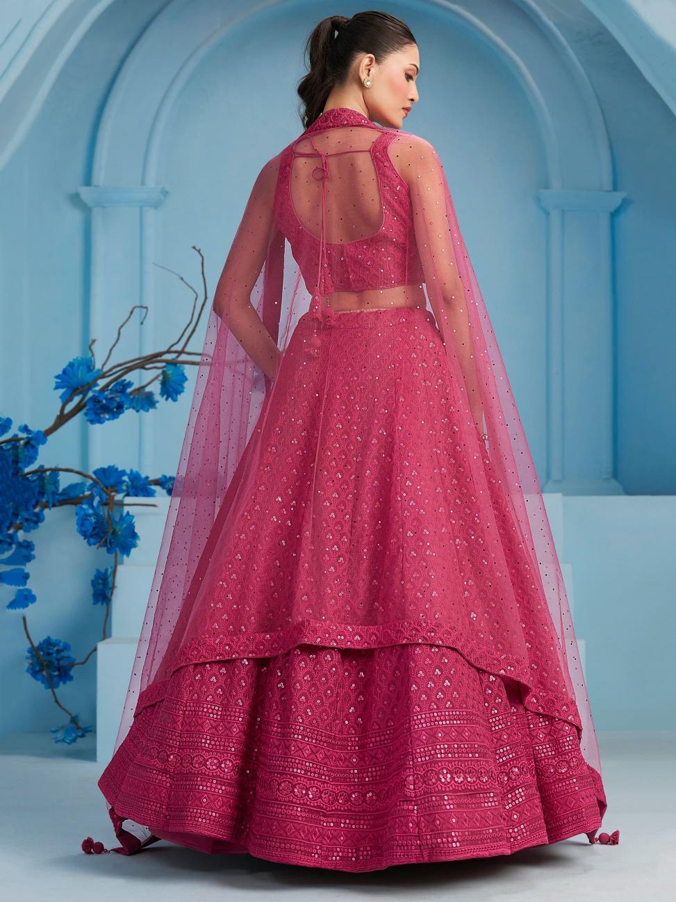 Sabella 5124 Pink catalog best lehenga designer in india