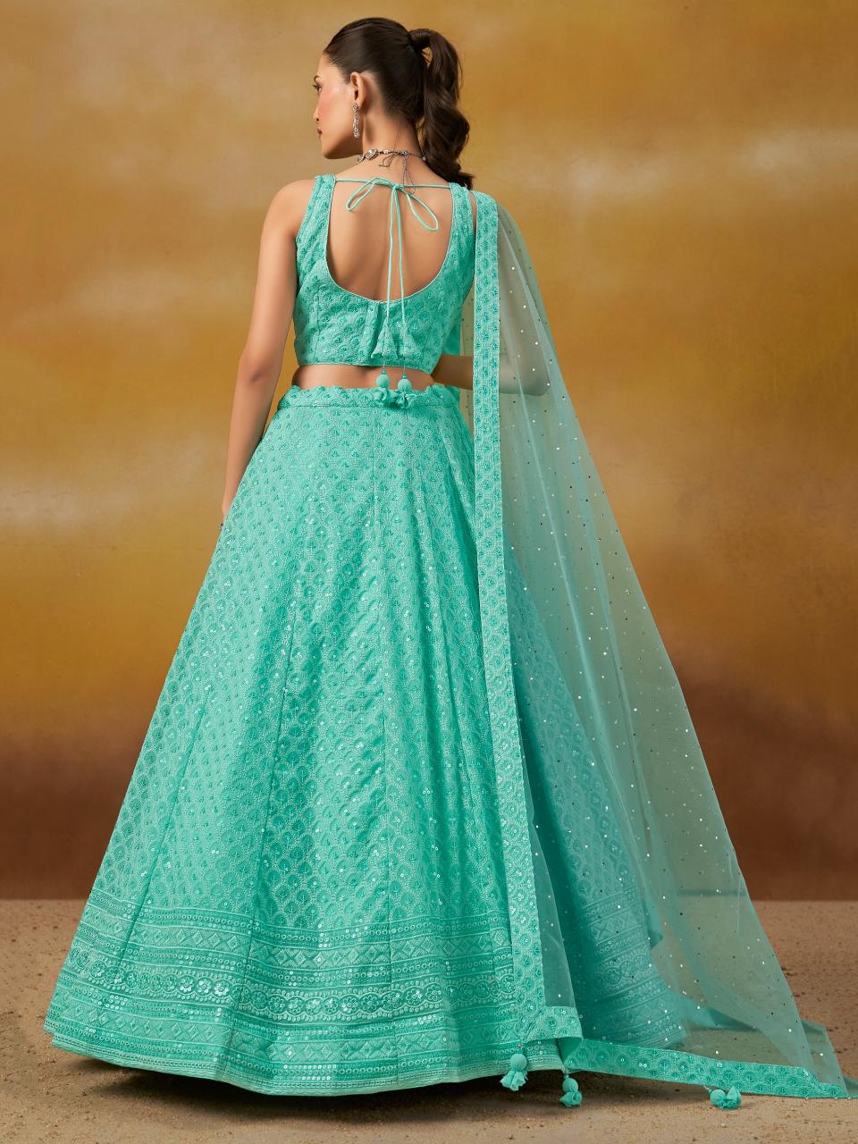 Sabella 5124 Sky catalog lehenga online india