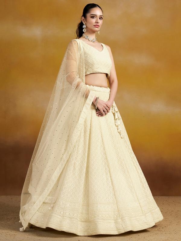 Sabella 5124 White catalog lehenga price in india