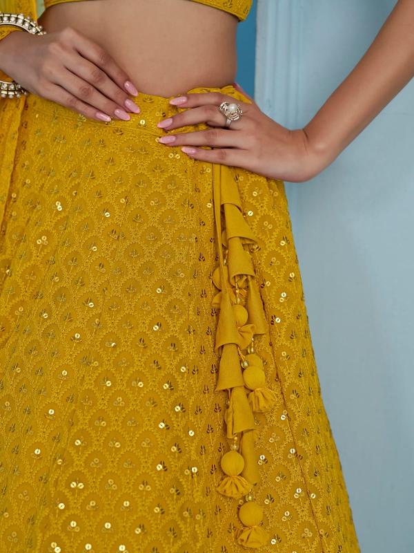 Sabella 5124 Yellow catalog lehenga online shopping india