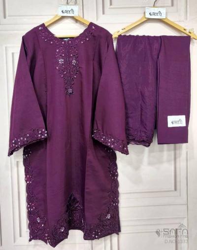 Safa Fashion Fab 1332 catalog palazzo suits pakistani