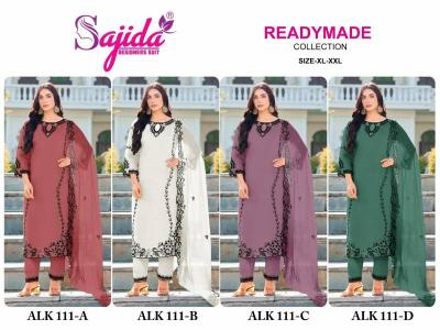 Sajida 111 A To D Catalog pakistani ladies unstitched suits