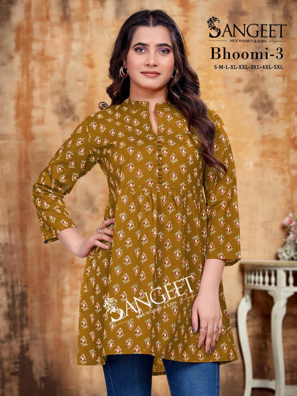 Sangeet Bhoomi vol 3 catalog kurti fabric manufacturers in jaipur