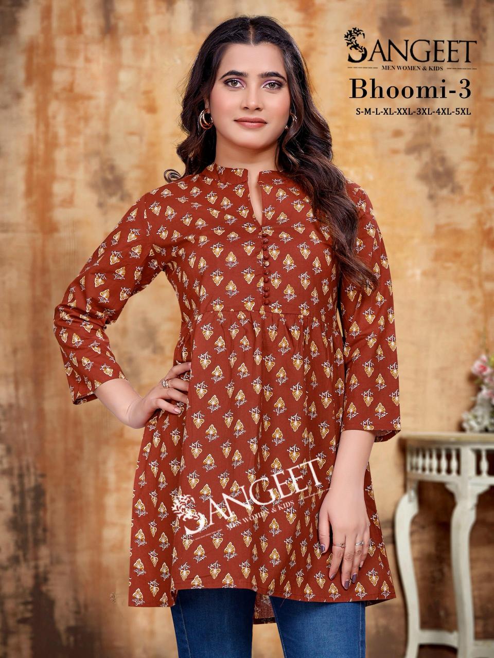 Sangeet Bhoomi vol 3 catalog kurti fabric manufacturers in jaipur
