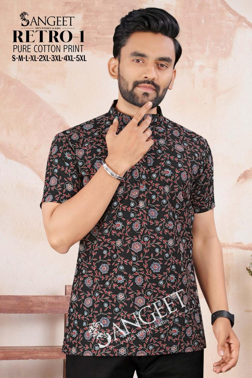 Sangeet Retro vol 1 Catalog Cotton Mens Shirt